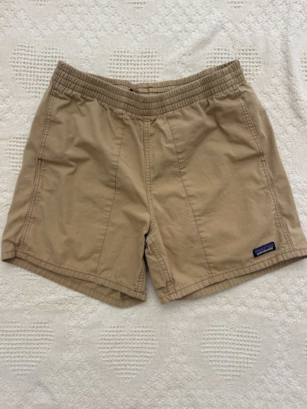 Men’s Patagonia Funhoggers Shorts in classic tan